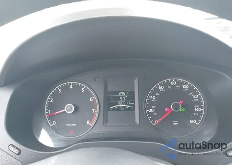 2013 Volkswagen Jetta 2.0L S из США, поврежденный, VIN 3VW2K7AJ8DM222711